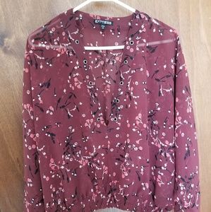 Grometed Top From Express